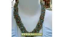 Seed Beading Necklace Fashion mix Colors